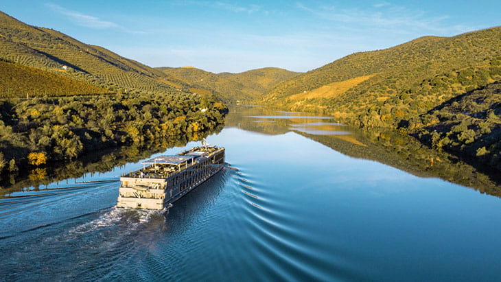 Douro Serenity sailing on the Douro river